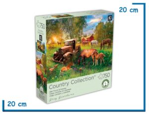 KI PUZZLE X750 PZS VIEJO CAMION Y CABALLOS COUNTRY COLLECTION
