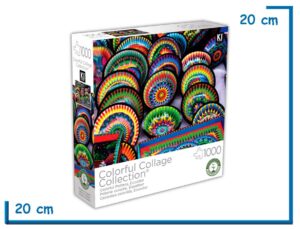 KI PUZZLE X1000 PZS CERAMICA COLORIDA ECUADOR COLORFUL COLLAGE COL.
