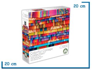 KI PUZZLE X1000 PZS TELAS ANDINAS PERU COLORFUL COLLAGE COLLECTION