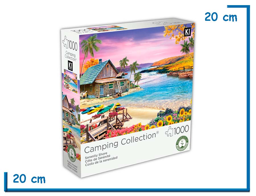 KI PUZZLE X1000 PZS COSTA DE LA SERENIDAD CAMPING COLLECTION