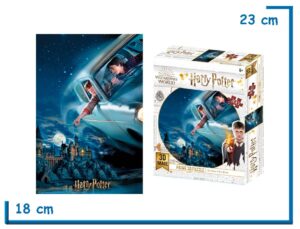 PRIME 3D PUZZLE X300 PZS HARRY POTTER AUTO VOLANDO LENTICULAR