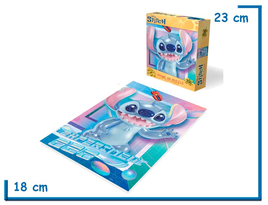 PRIME 3D PUZZLE X200 PZS STITCH EXPERIMENT 626 LENTICULAR