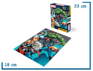 PRIME 3D PUZZLE X200 PZS AVENGERS CLASICOS LENTICULAR