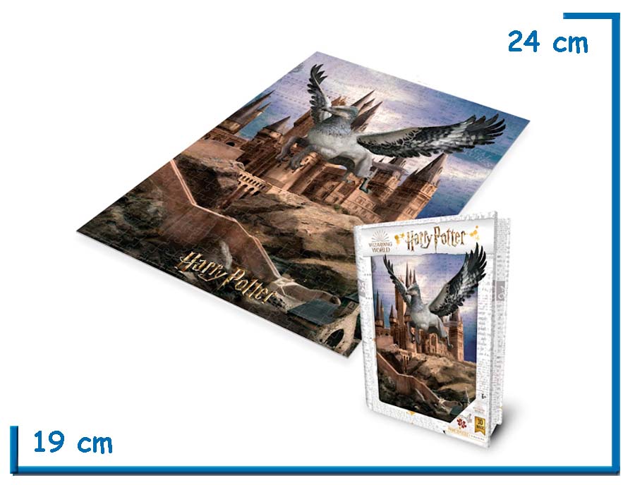 PRIME 3D PUZZLE X300 PZS HARRY POTTER HIPOGRIFO LENTICULAR LATA LIBRO