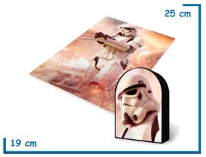 PRIME 3D PUZZLE X300 PZS STAR WARS STORMTROOPER LENTICULAR CAJA LATA