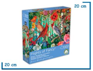KI PUZZLE X1000 PZS ABEDULES CARPINTERO Y CARDENALES FLIGHTS OF FANCY