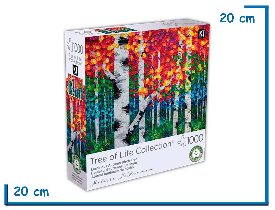 KI PUZZLE X1000 PZS ABEDUL LUMINOSO DE OTOÑO TREE OF LIFE COLLECTION