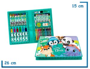 LUCKY CLOVER CARTUCHERA 42 PIEZAS