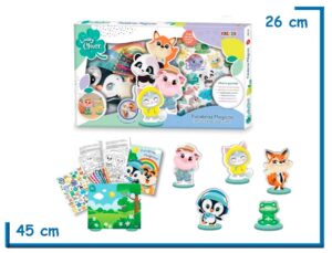 LUCKY CLOVER PALABRAS MAGICAS CUENTO PARA PINTAR Y FIGURAS GOMA EVA