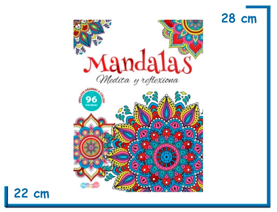 L.COLOREA MANDALAS MEDITA Y REFLEXIONA 96 PAGINAS