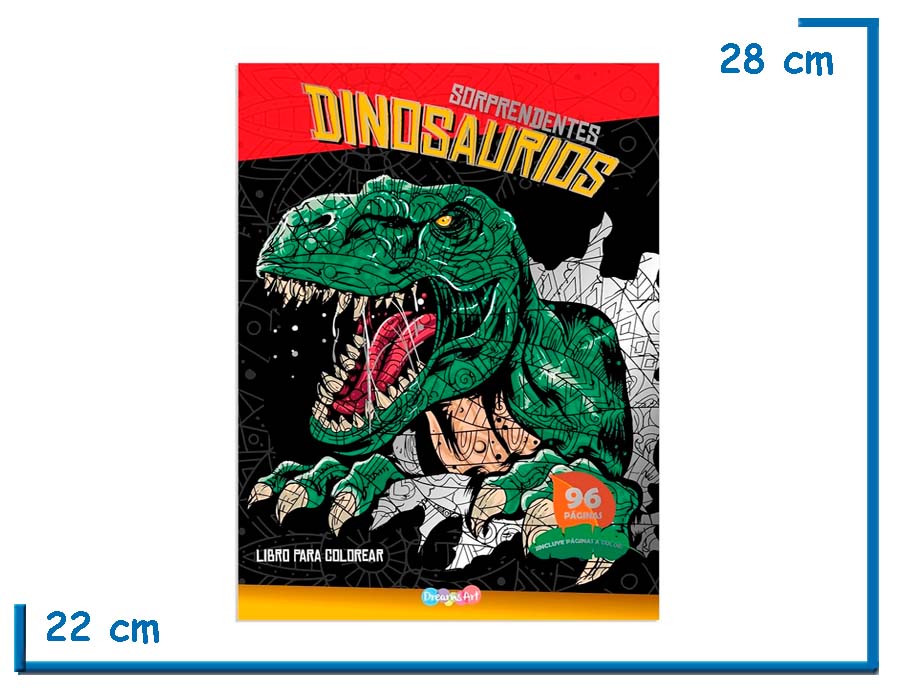 L.COLOREA MANDALAS SORPRENDENTES DINOSAURIOS 96 PAGINAS