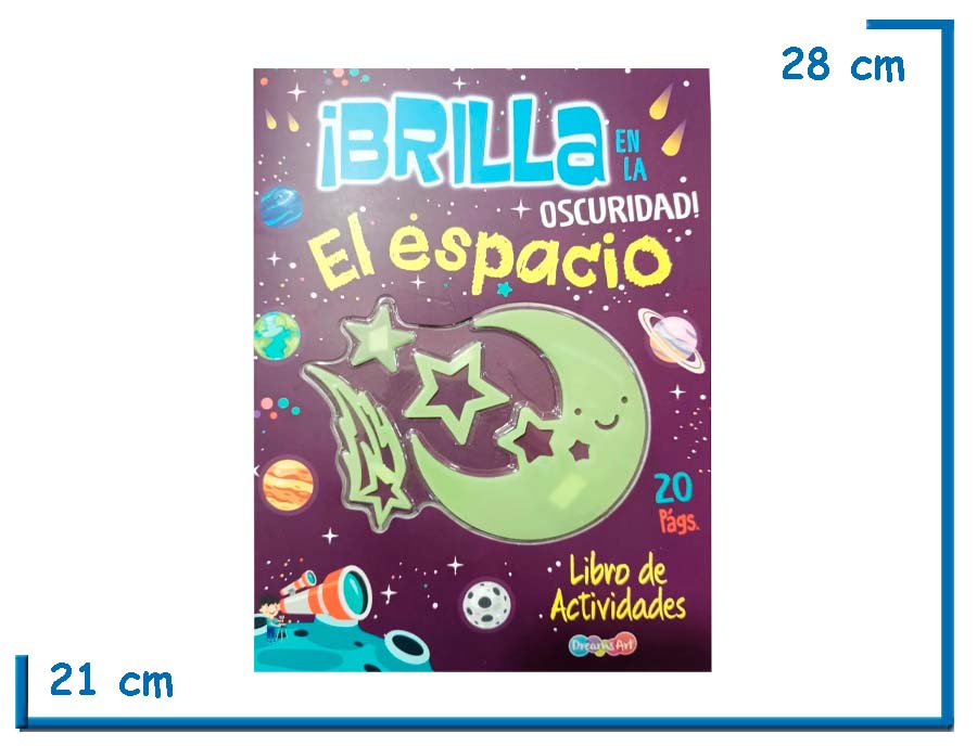 L.BRILLA EN LA OSCURIDAD EL ESPACIO LIBRO DE ACTIVIDADES
