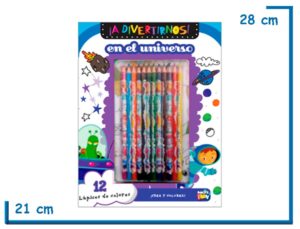 L.A DIVERTIRNOS EN EL UNIVERSO CON LAPICES DE COLORES