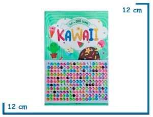 L.SET PARA COLOREAR 200 GEMAS PRECIOSAS KAWAII
