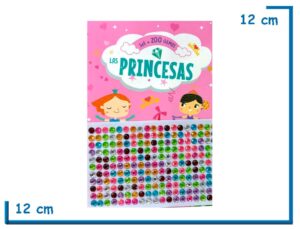 L.SET PARA COLOREAR 200 GEMAS PRECIOSAS LAS PRINCESAS