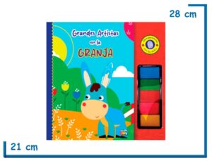 L.GRANDES ARTISTAS EN LA GRANJA PINTA CON LOS DEDOS