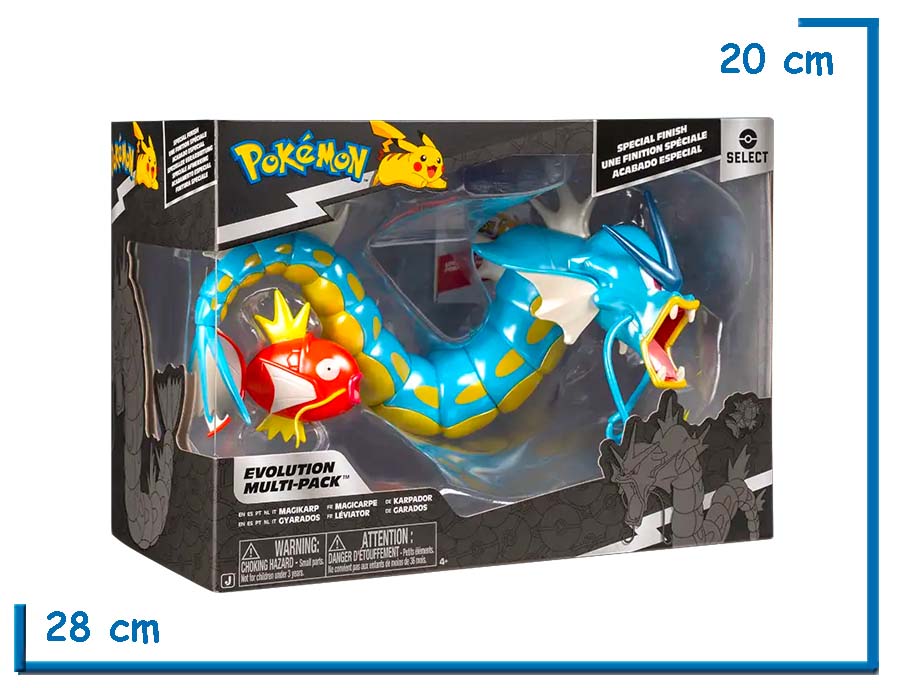 JAZWARES MAGIKARP & GYARADOS EVOLUTION MULTI-PACK SELECT POKEMON