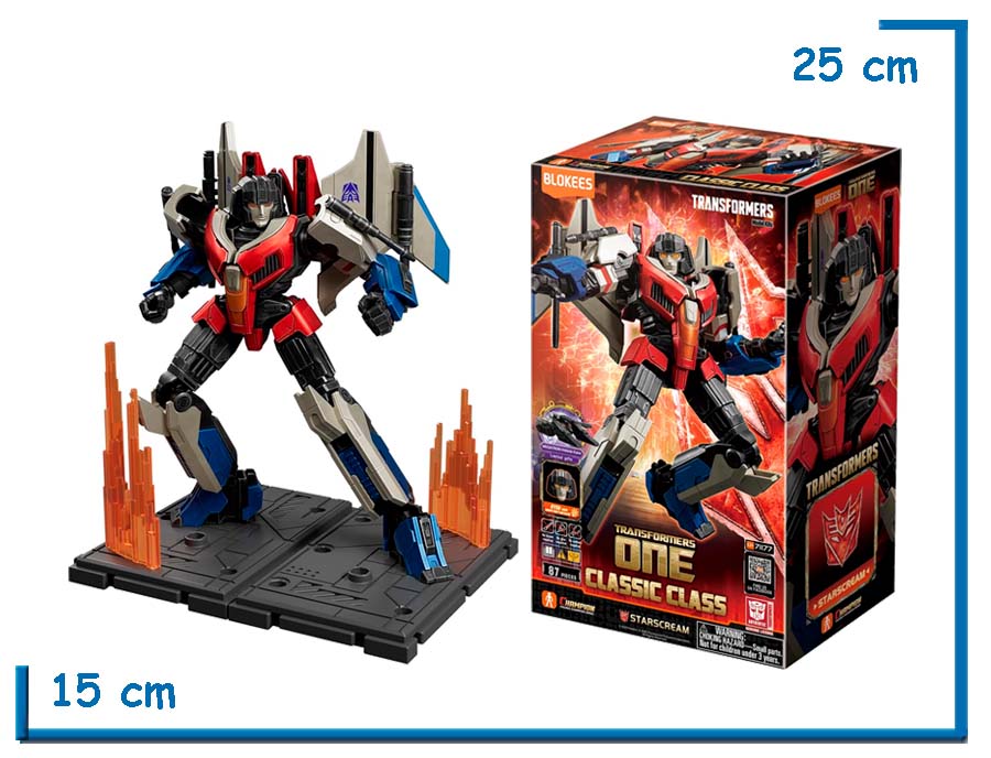 BLOKEES STARSCREAM TRANSFORMERS ONE CLASSIC CLASS MODEL KIT