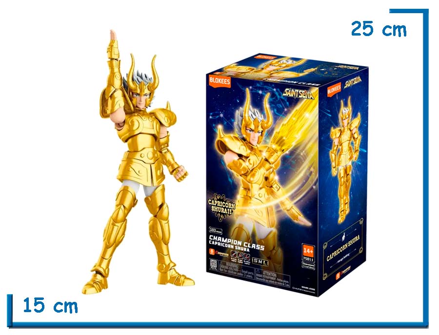 BLOKEES CAPRICORN SHURA SAINT SEIYA CHAMPION CLASS MODEL KIT