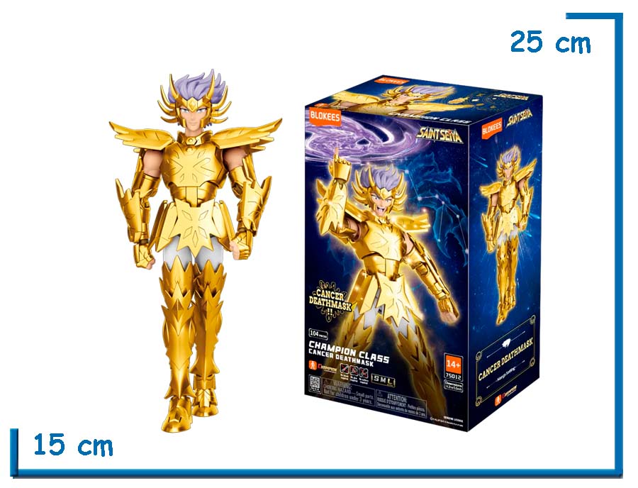 BLOKEES CANCER DEATHMASK SAINT SEIYA CHAMPION CLASS MODEL KIT