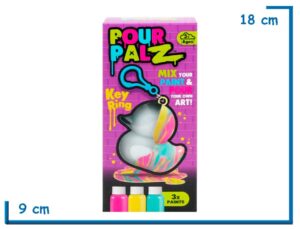 POUR PALZ KEY RING VIOLETA LLAVERO PATITO 8CM