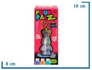 POUR PALZ KEY RING ROJO LLAVERO CONEJO 8CM