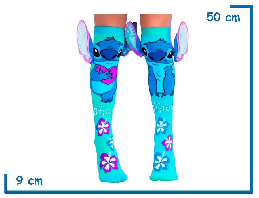 MADMIA STITCH SILVER GLITTER MEDIAS BUCANERAS 6-99 AÑOS