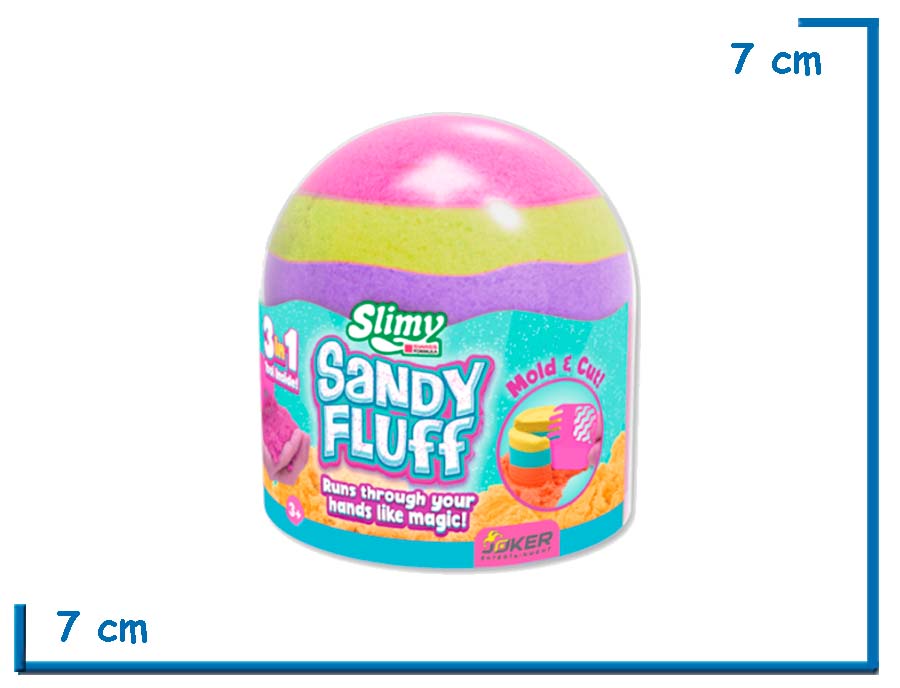 SLIMY SANDY FLUFF 3 IN 1 SEMICIRCULO