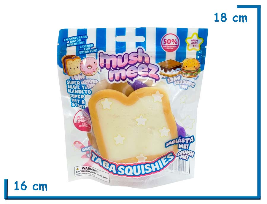 MUSHMEEZ TABA SQUISHIES SANDWICH