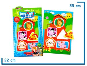 IMANES PARA JUGAR FORMAS GEOMETRICAS Y ANIMALES DE LA GRANJA
