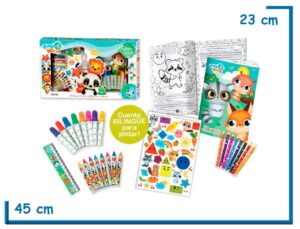 PLAY WORLD EL BOSQUE DE LAS MIL FORMAS Y COLORES CUENTO PARA PINTAR