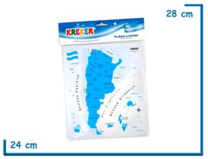 YO AMO A MI PAIS MAPA ARGENTINA ENCASTRE GOMA DE GOMA EVA