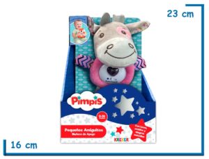PIMPIS PEQUEÑOS AMIGUITOS BURRITO MUÑECO DE APEGO LUZ Y SONIDO