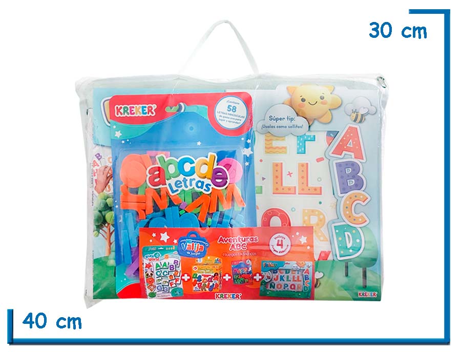 MI VALIJA AVENTURAS ABC PACK 4 JUEGOS DIDACTICOS
