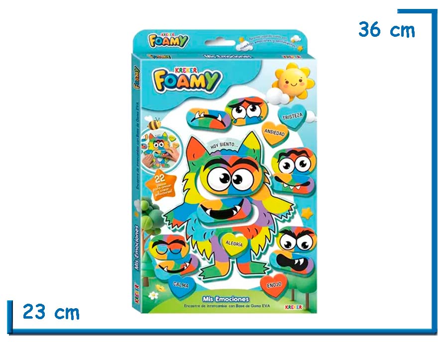 FOAMY MIS EMOCIONES ENCASTRE DE GOMA EVA