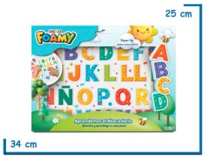 FOAMY APRENDEMOS EL ABECEDARIO ENCASTRE DE GOMA EVA