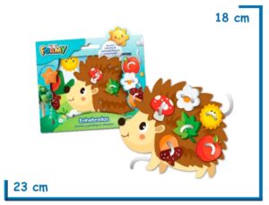 FOAMY ENHEBRADOS PUERCOESPIN FIGURAS DE GOMA EVA