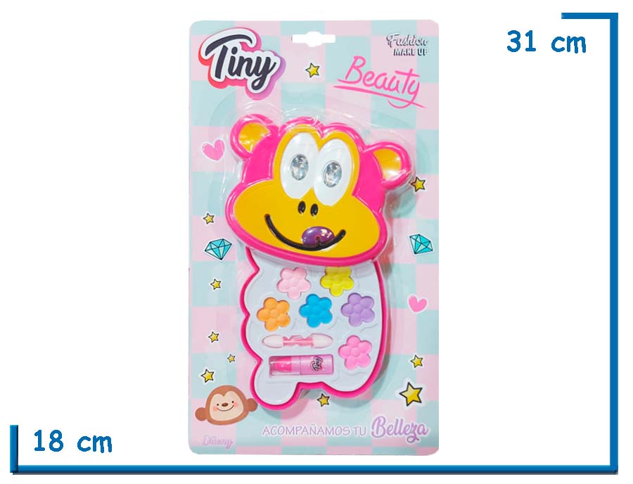 TINY SET DE MAQUILLAJE 1 PISO MONITO EN BLISTER