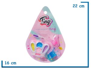TINY MAKE UP PUPA Y ANILLOS CORONA EN BLISTER GOTA