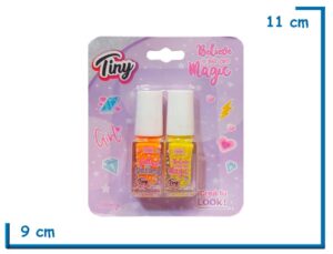 TINY ESMALTES X2 NARANJA Y AMARILLO EN BLISTER