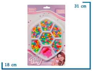 TINY HEXAGONO CON MOSTACILLAS EN BLISTER