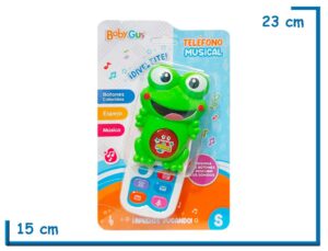 BABY GUS TELEFONO MUSICAL RANA BLANCO