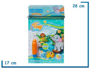 TINY COLOR ANIMALES LIBRO MAGICO PARA COLOREAR CON AGUA
