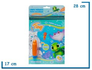 TINY COLOR MUNDO ACUATICO LIBRO MAGICO PARA COLOREAR CON AGUA