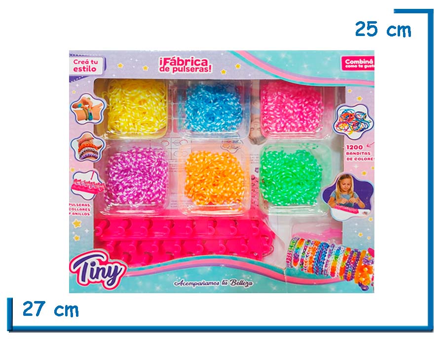 TINY BIJOU FABRICA DE PULSERAS 6 COLORES