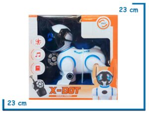 X-BOT DOGUI ROBOT INTERACTIVO CONTROL REMOTO LUZ Y SONIDO