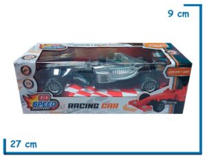 GO SPEED RACING CAR PLATEADO AUTO F1 A FRICCION