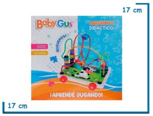 BABY GUS LABERINTO DIDACTICO PRONO DE MADERA