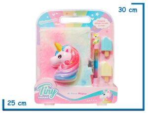TINY DREAMS DIARIO UNICORNIO ROSA CON ACCESORIOS