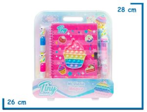 TINY DREAMS MI DIARIO MAGICO POP IT CUPCAKE CON ACCESORIOS